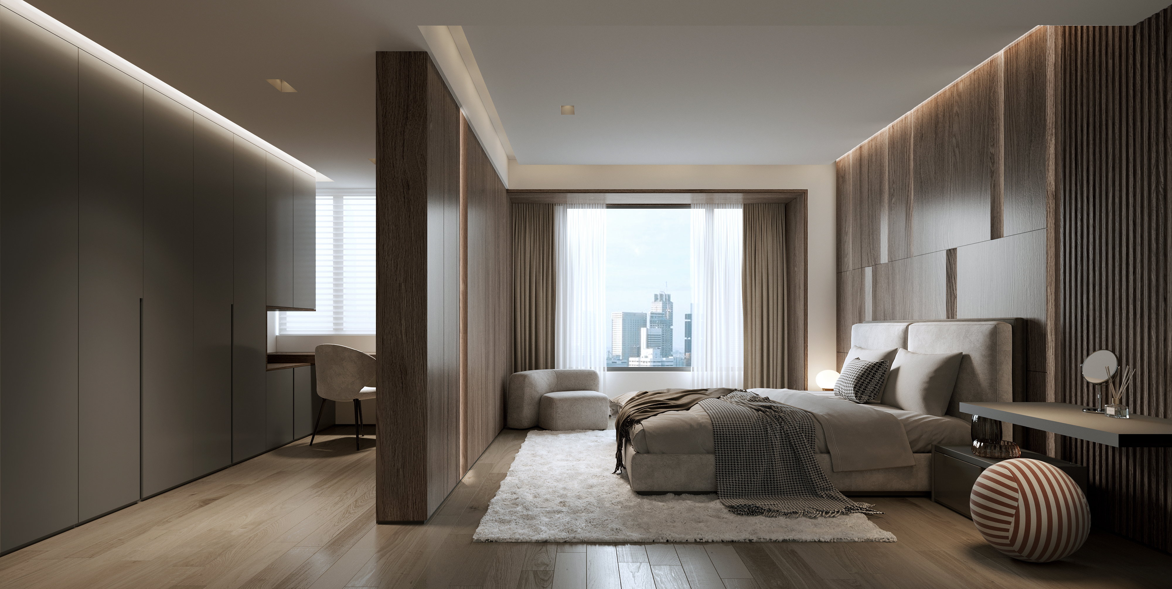 纵禾设计 · 福州融侨国际公馆180m²平层-5