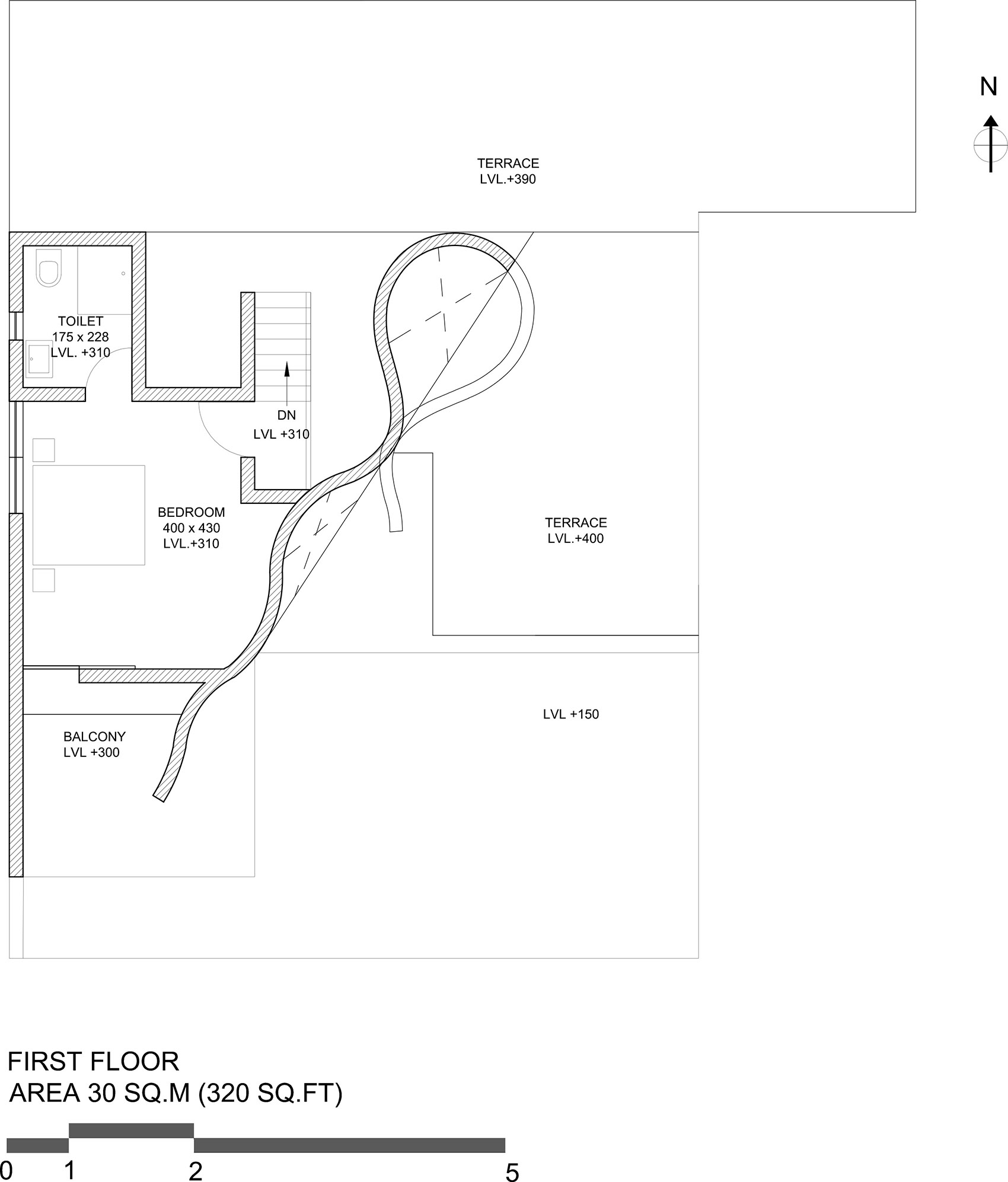 Debris住宅，印度 / Wallmakers-74