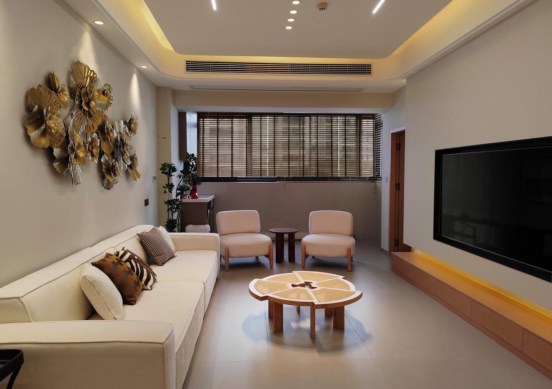 原木极简风大平层-2