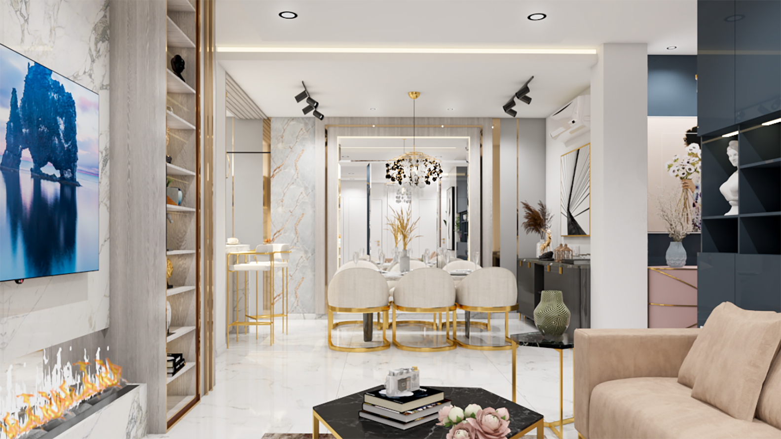 RESIDENTIAL PROJECT - LIVING/DINING & KITCHEN SPACE-0