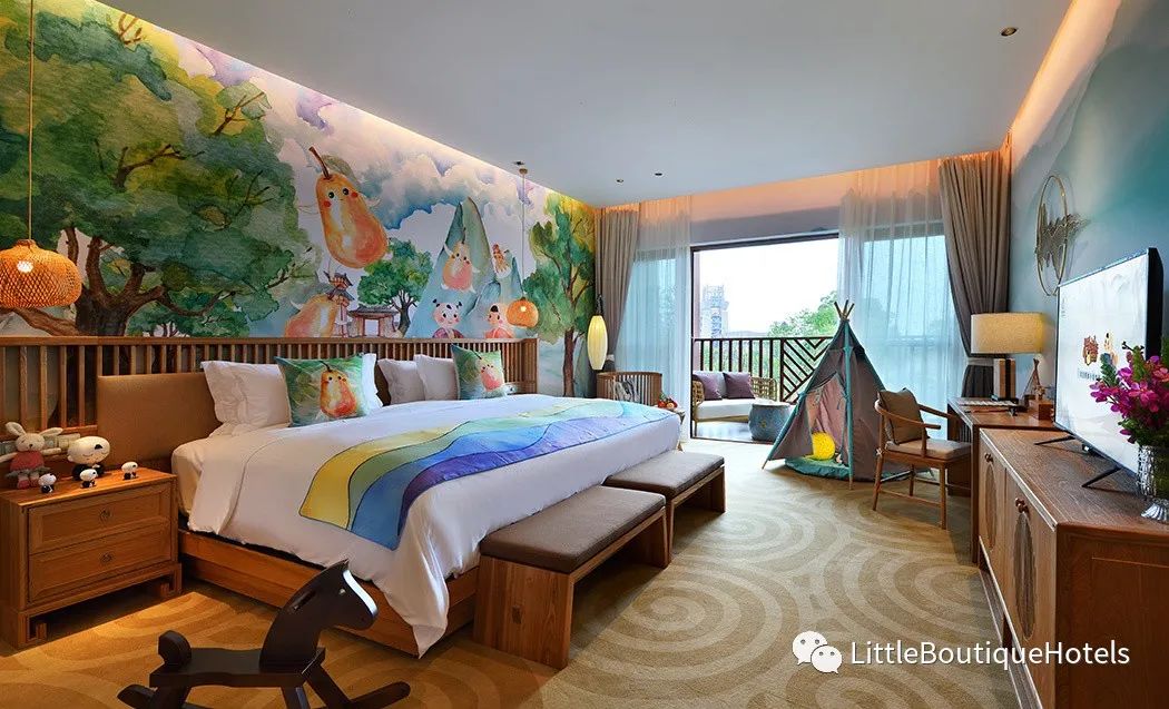 峨眉山蓝光己庄酒店 | 亲子度假新地标,设计融合川西与东南亚风情-75