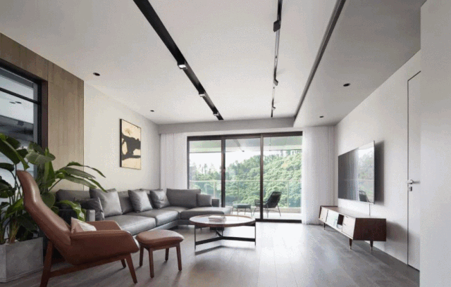 现代简约山景家居,打造自由通透空间-4