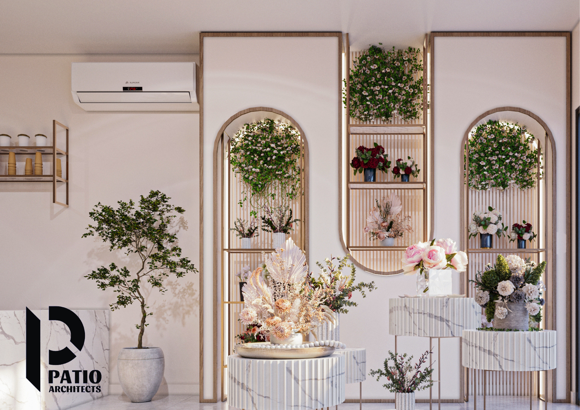 鲜花巧克力商店丨PATIO ARCHITECTS-8