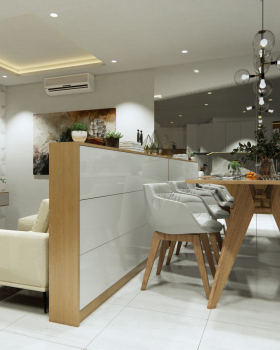 现代风格室内公寓单元丨MyanmarMandalay丨WC+A Architectural Design Lab