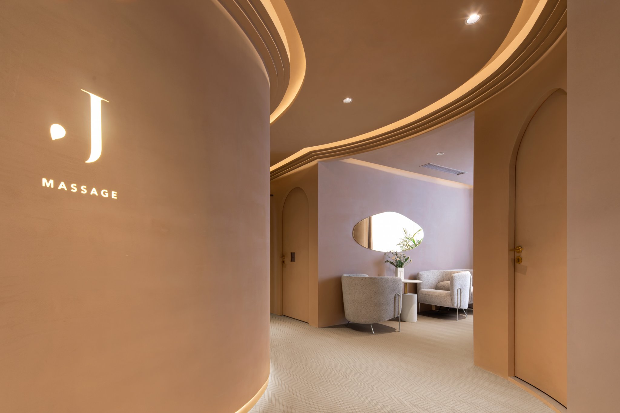 现代极简洞穴 SPA 馆设计丨All Design Studio-0