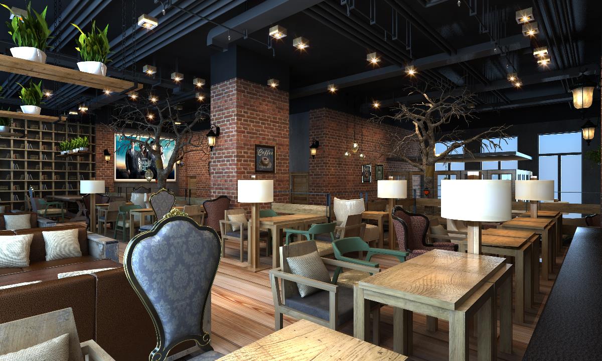 咖啡厅设计——“润咖啡”吉林店-10