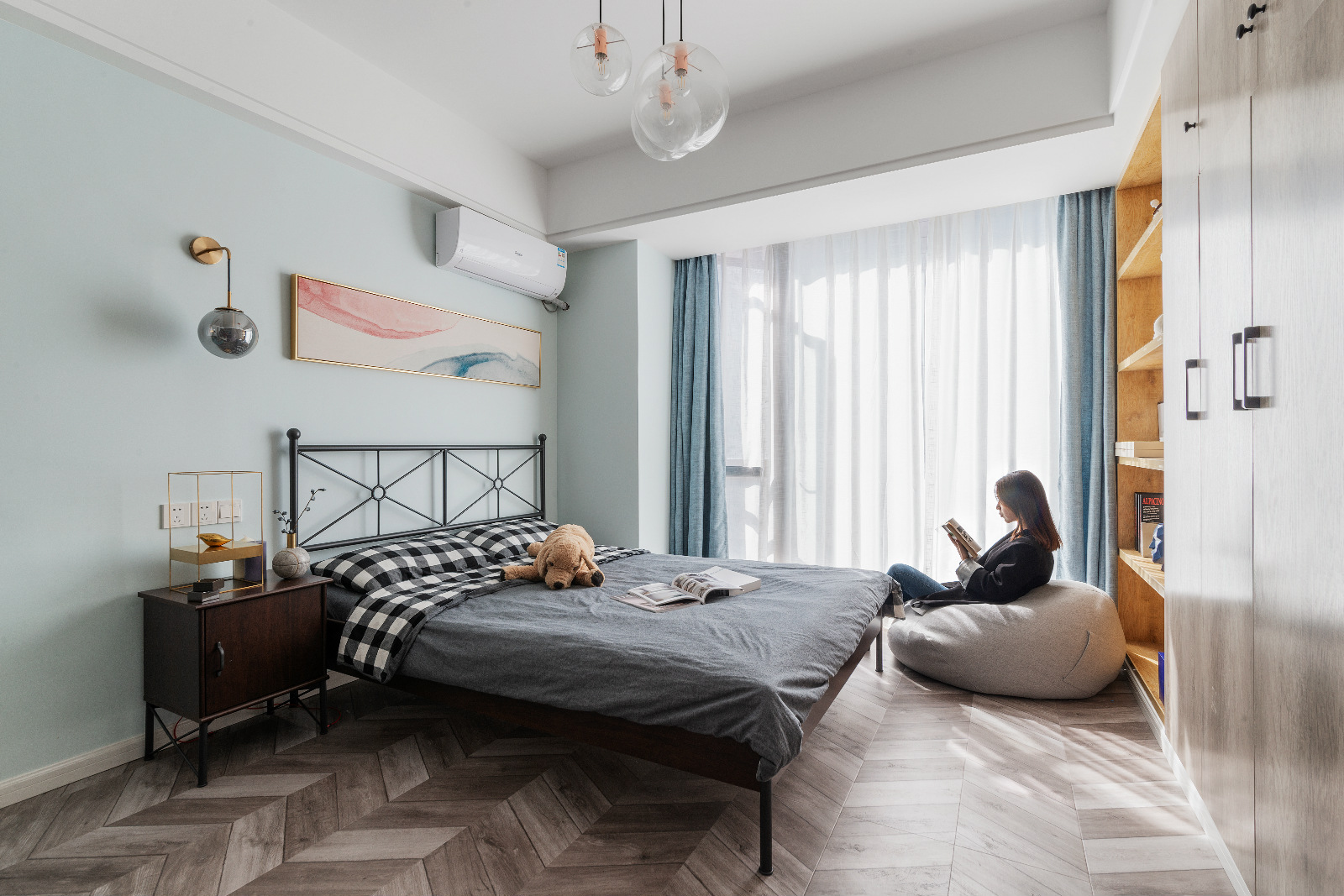 南京王府国际花园 40 平米现代轻奢公寓设计-39