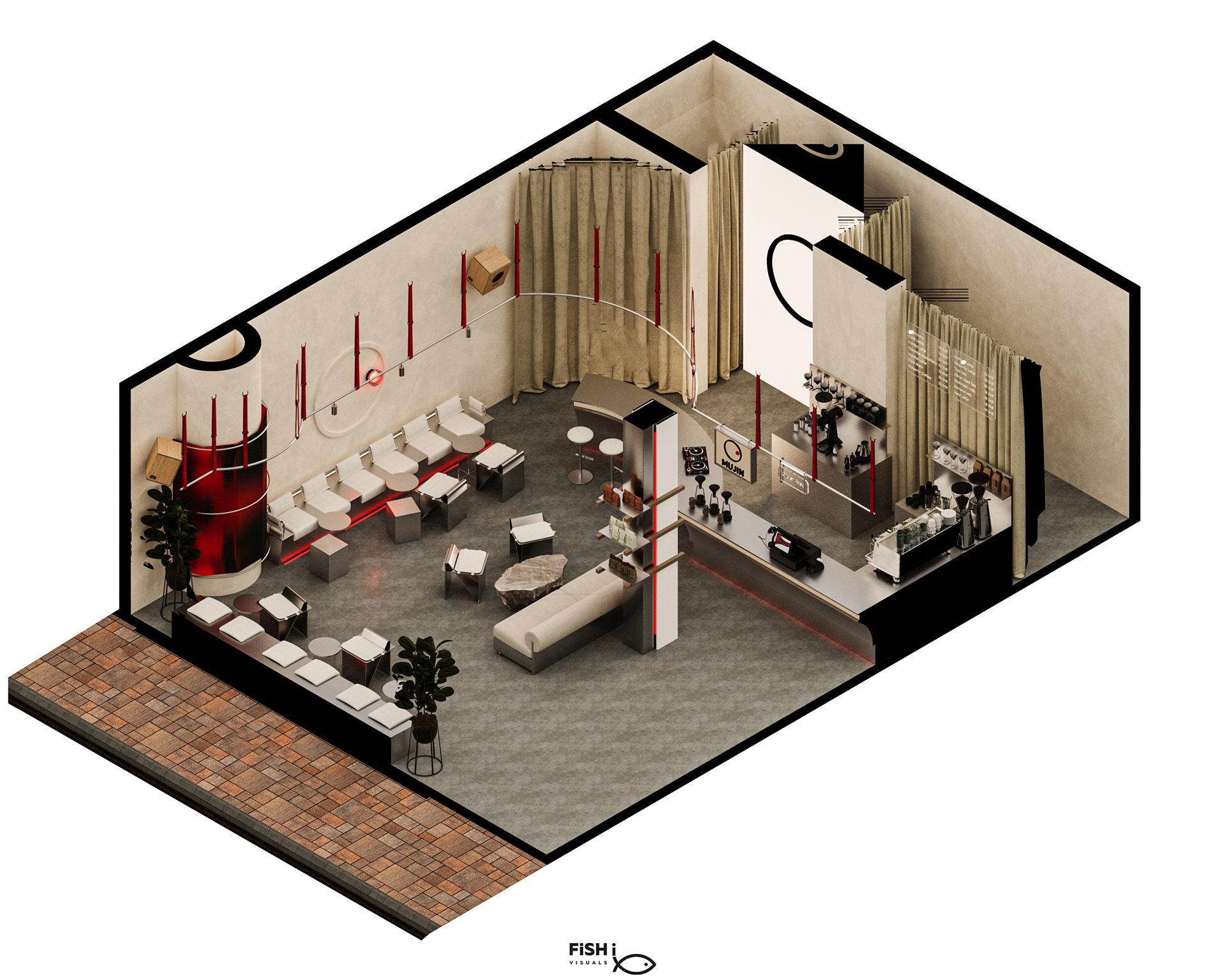 Mujin咖啡馆丨沙特阿拉伯利雅得丨Moamen Mahmoud,Habiba Mohamed-10