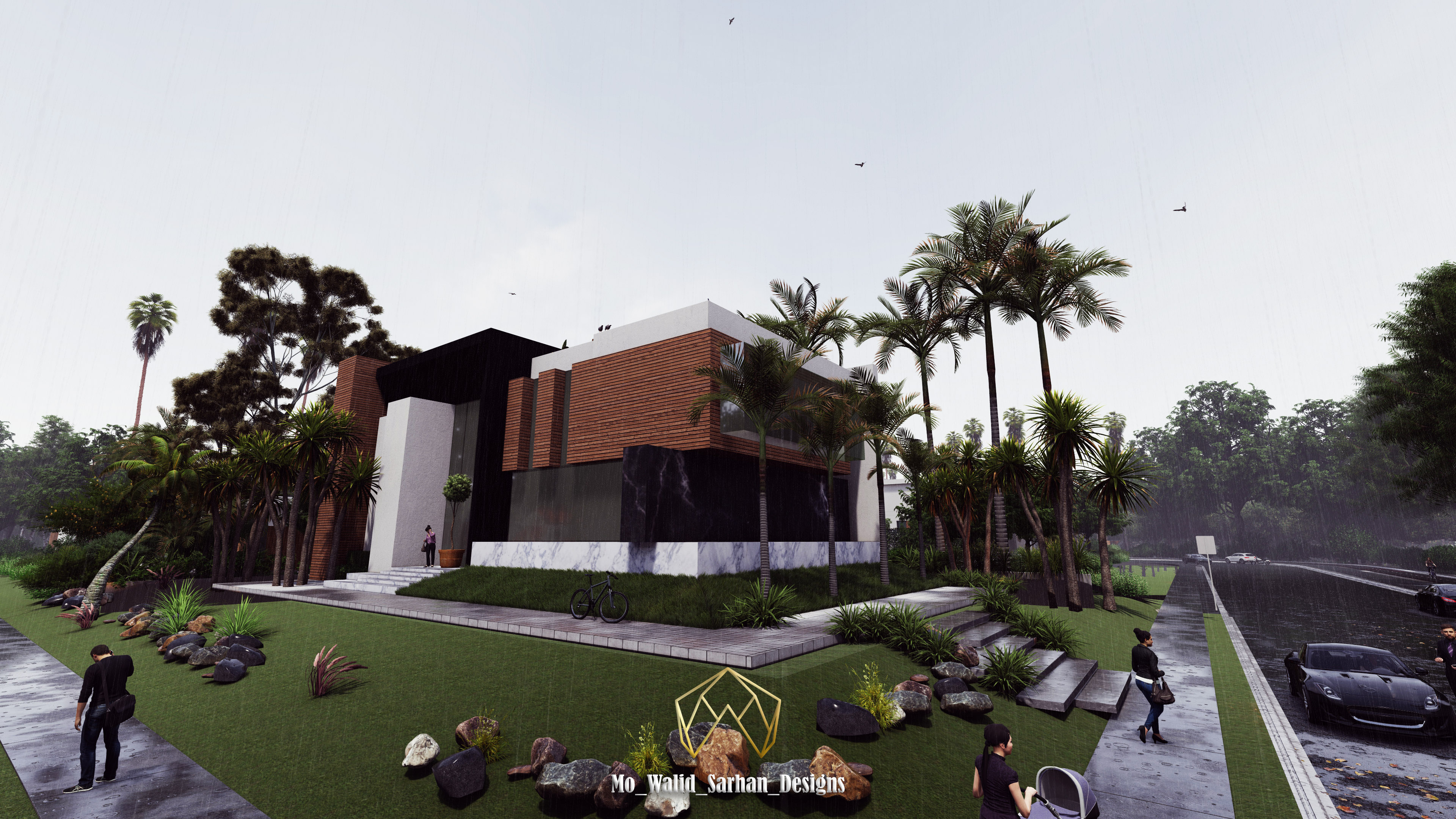 Villa (sketch up + lumion)-1