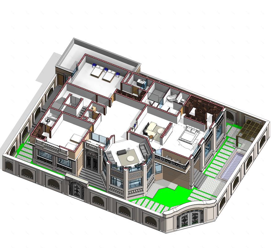 哈希米别墅丨阿曼丨ZAK Architects-15