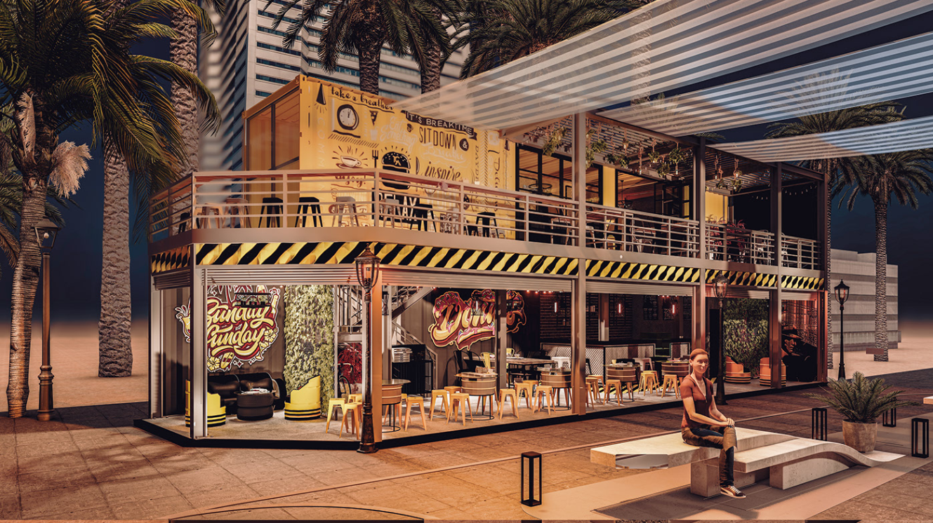 打造24小时夜生活，别具一格的集装箱特色商业街！-5