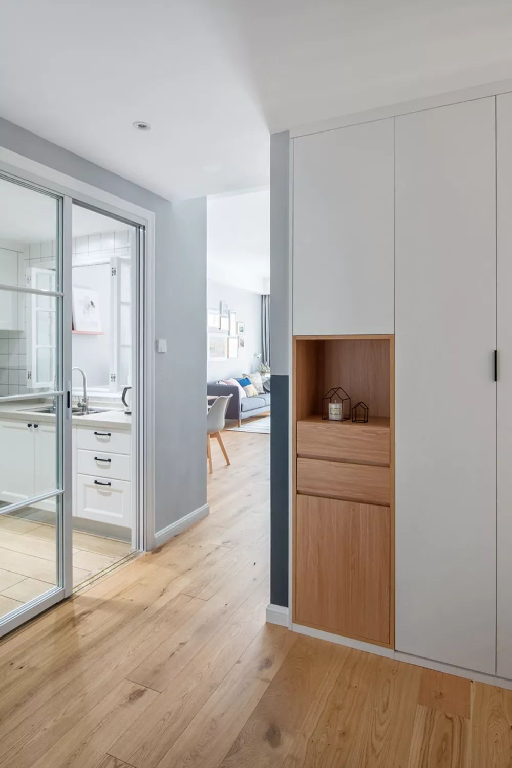 89㎡北欧小三房，原木质感打造舒适自然空间-40