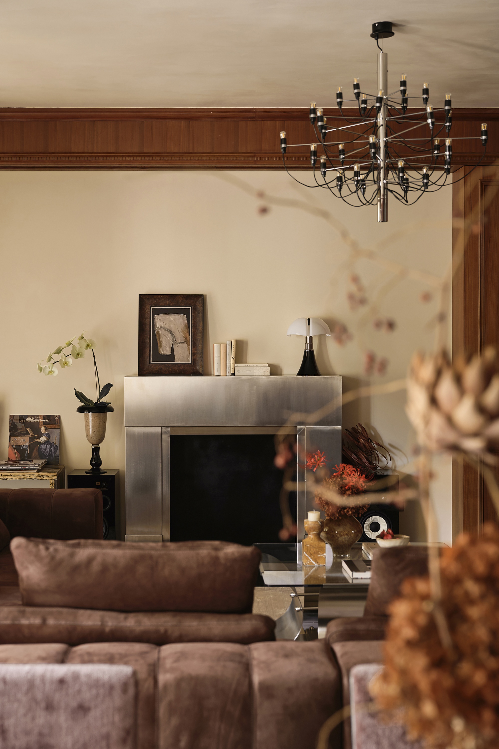 杭州翡翠城大平层“老钱风”设计丨中国杭州丨有斯设计-6