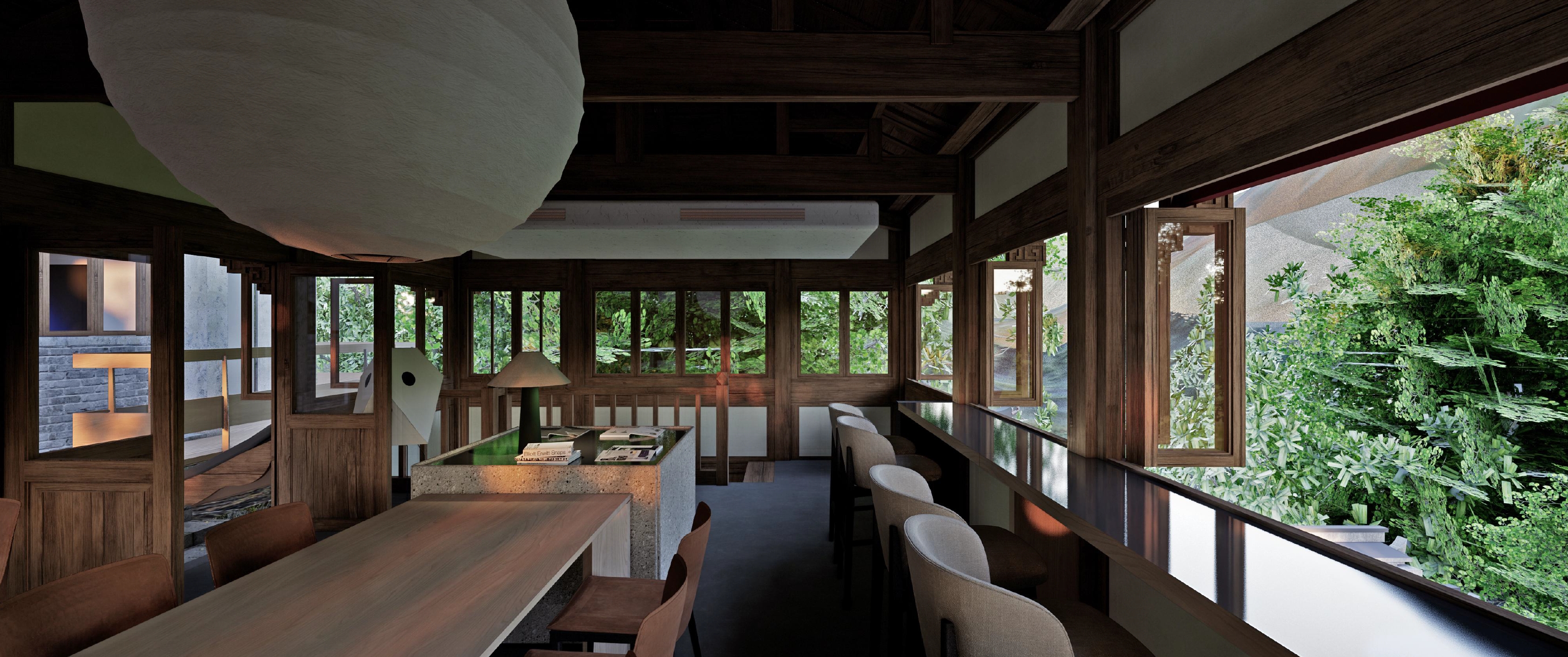 山崖边上的木房子咖啡店设计丨暂无-17