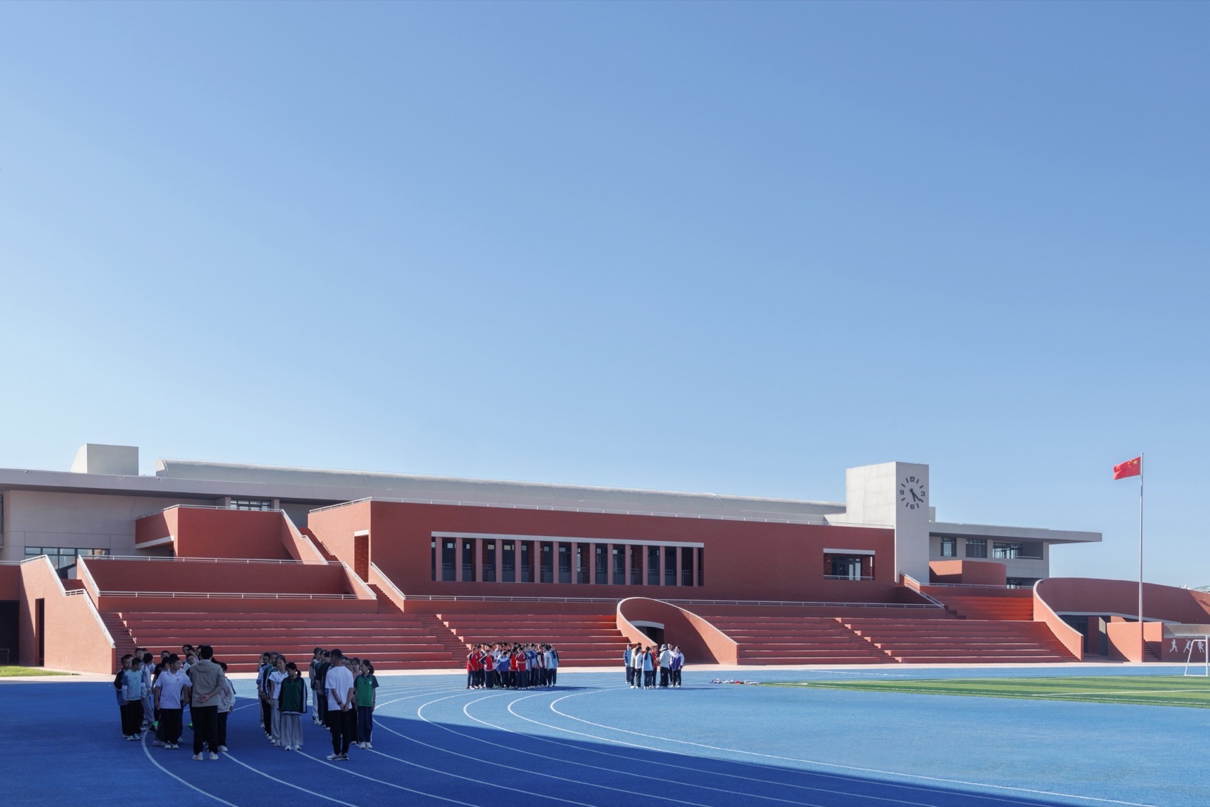 胡杨河市天北实验中学丨中国新疆丨江苏中锐华东建筑设计研究院荣朝晖工作室+趣锐（上海）-12