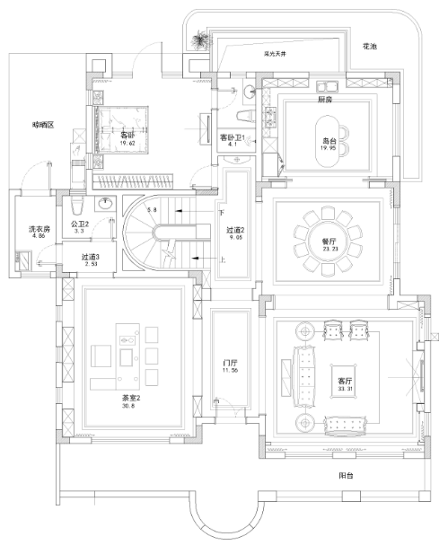 北麓官邸丨天古装饰二郎分公司-48
