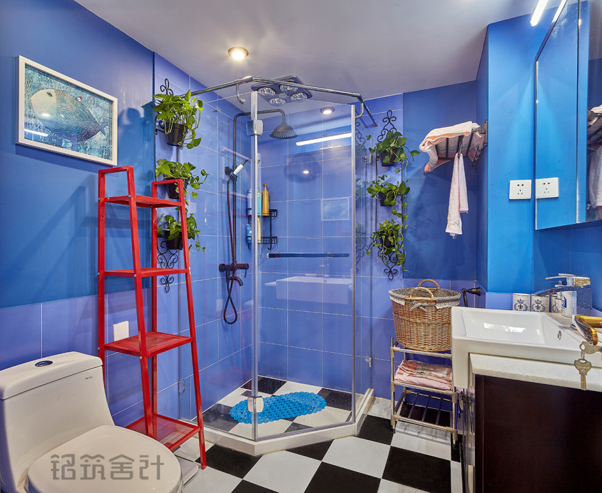 北京 80㎡美式复古家居,色彩家打造温暖空间-20