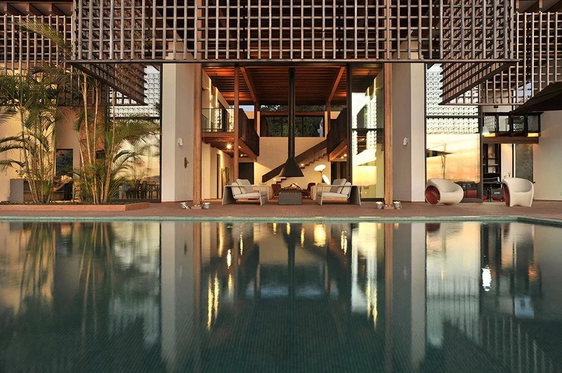 豪华别墅 现代风格巴西布拉干萨的Quinta da Baroneza住宅-3