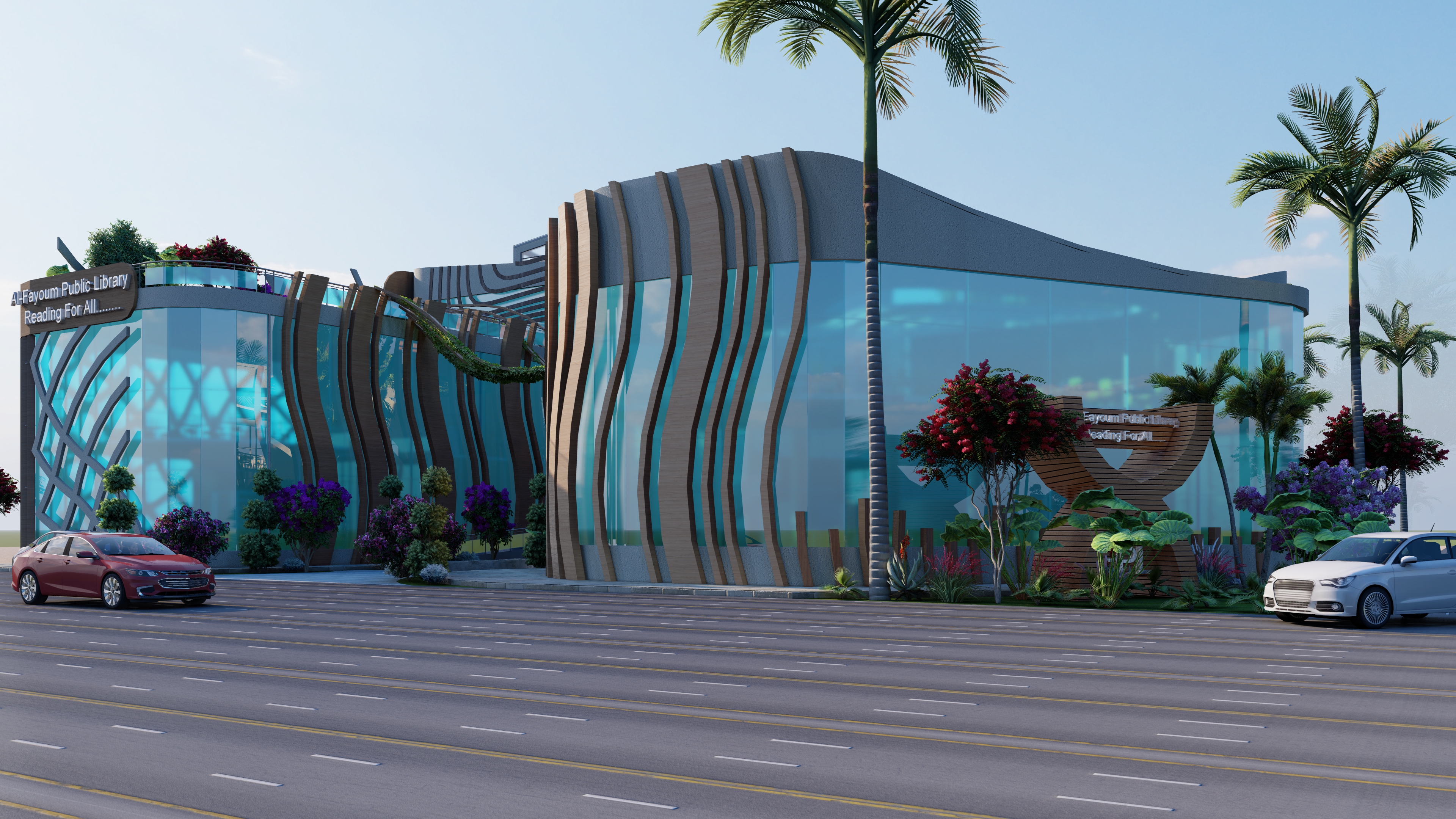 AlFayoum 公共图书馆丨Sara Daen-1