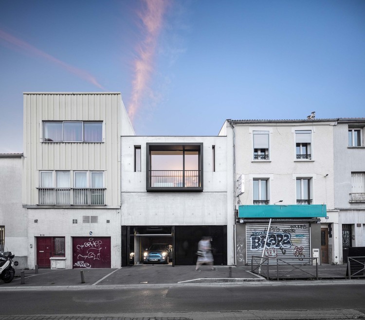 巴黎绿意盎然的家庭住宅-0