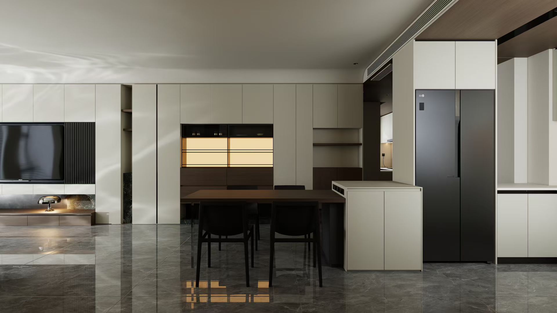 暗色系酷家乐渲染-1