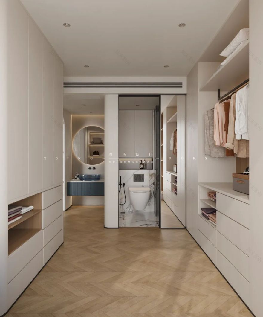 融创揽月府280㎡叠墅空间设计丨吕高飞设计团队-57