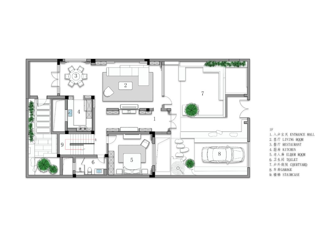 和园山景别墅丨中国济南丨牟恩室内设计-94