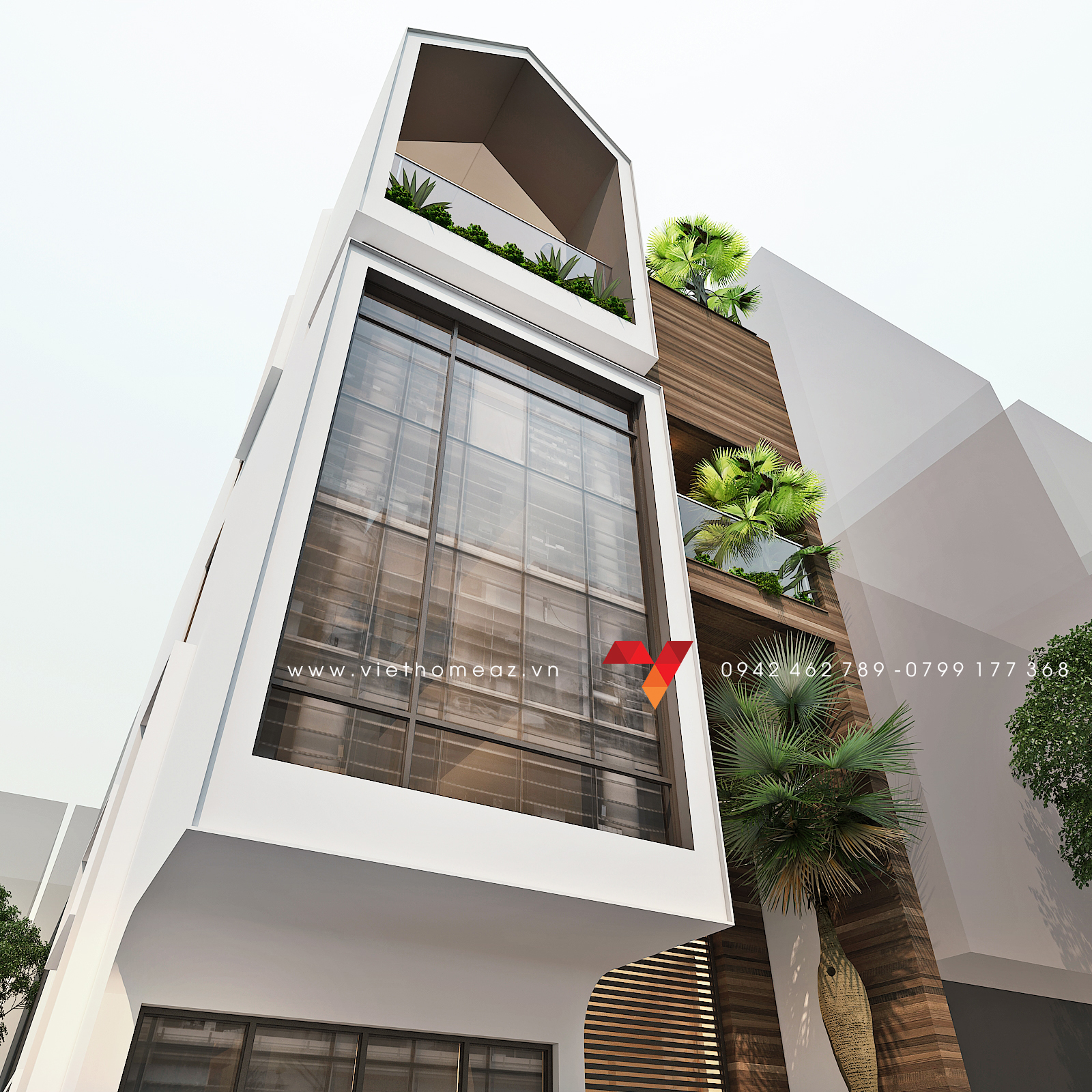 兴安河内联排别墅设计丨Kiến Trúc – Nội Thất VietHome-9