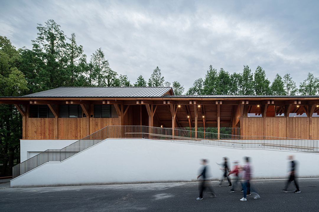 长宁环城生态公园带市民服务驿站丨中国上海丨致正建筑工作室,冶是建筑-2