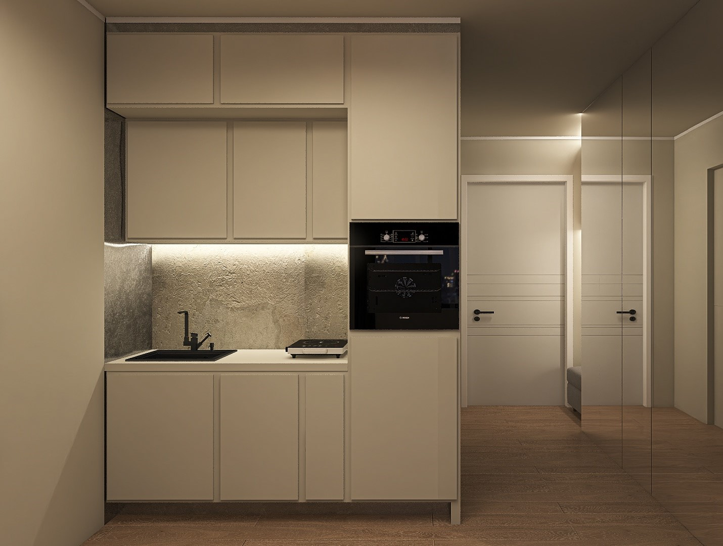 25平温馨二人“家庭小窝”室内设计-33