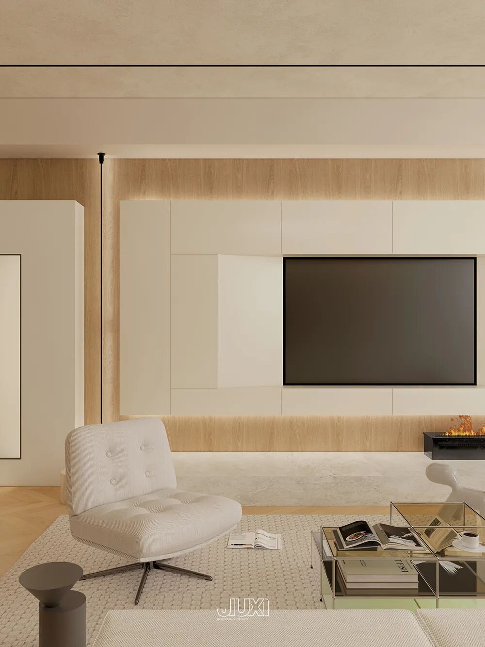 「设计分享」被简约原木硬控了，自然+极简=家的高级命格-47