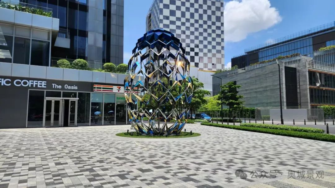 奥城景观||深圳•招商•前海经贸中心大厦环境综合提升工程-34