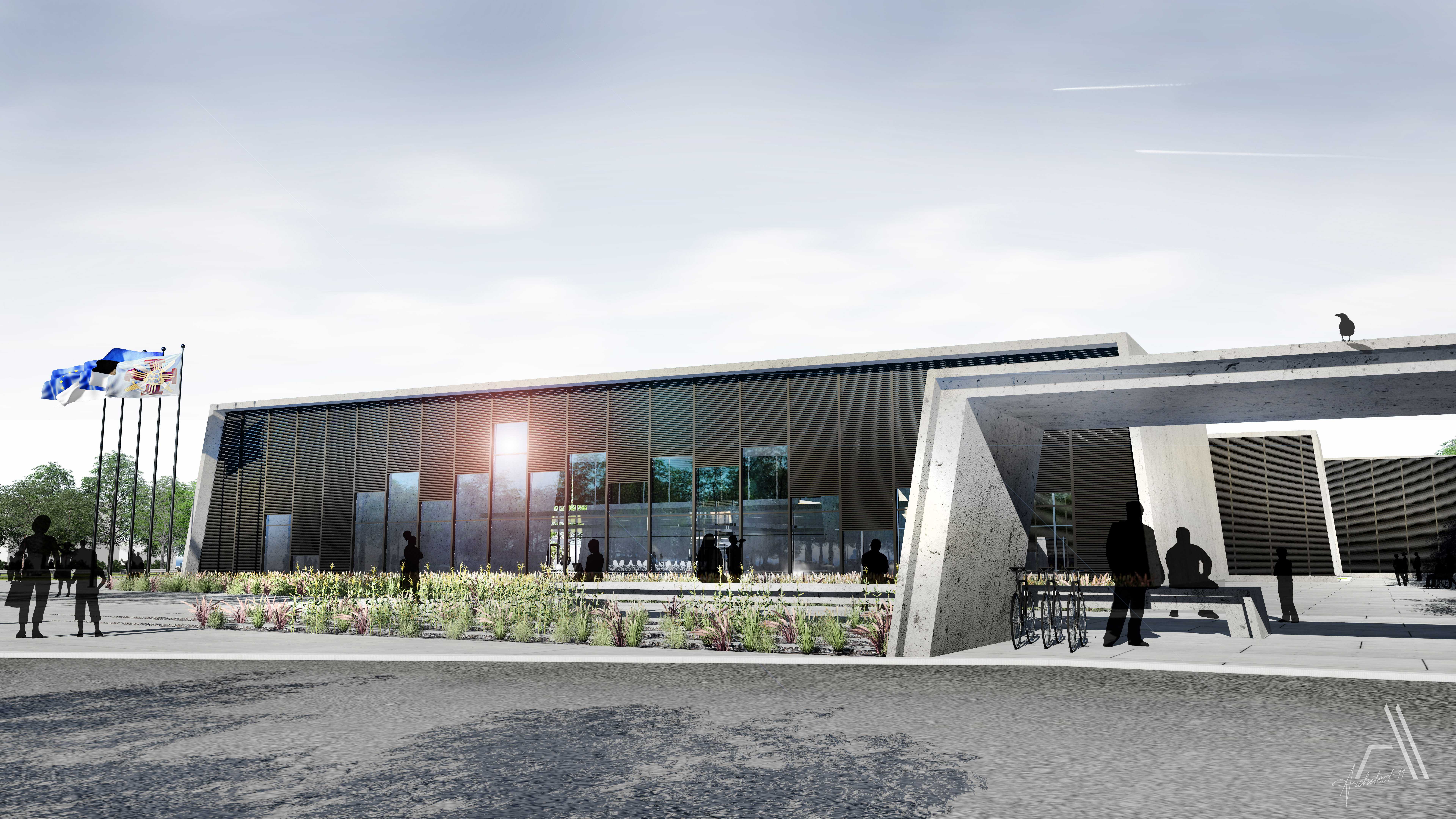 爱沙尼亚安全科学院新主楼-10