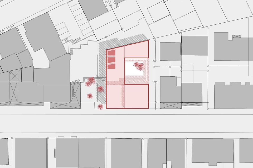 圣埃伯哈德寄宿学校

注：Domsingenschule常见意思是寄宿学校 ， St.是Saint（圣）的缩写，Eberhard是人名，可音译为埃伯哈德  丨德国斯图加特丨bez+kock architekten-4