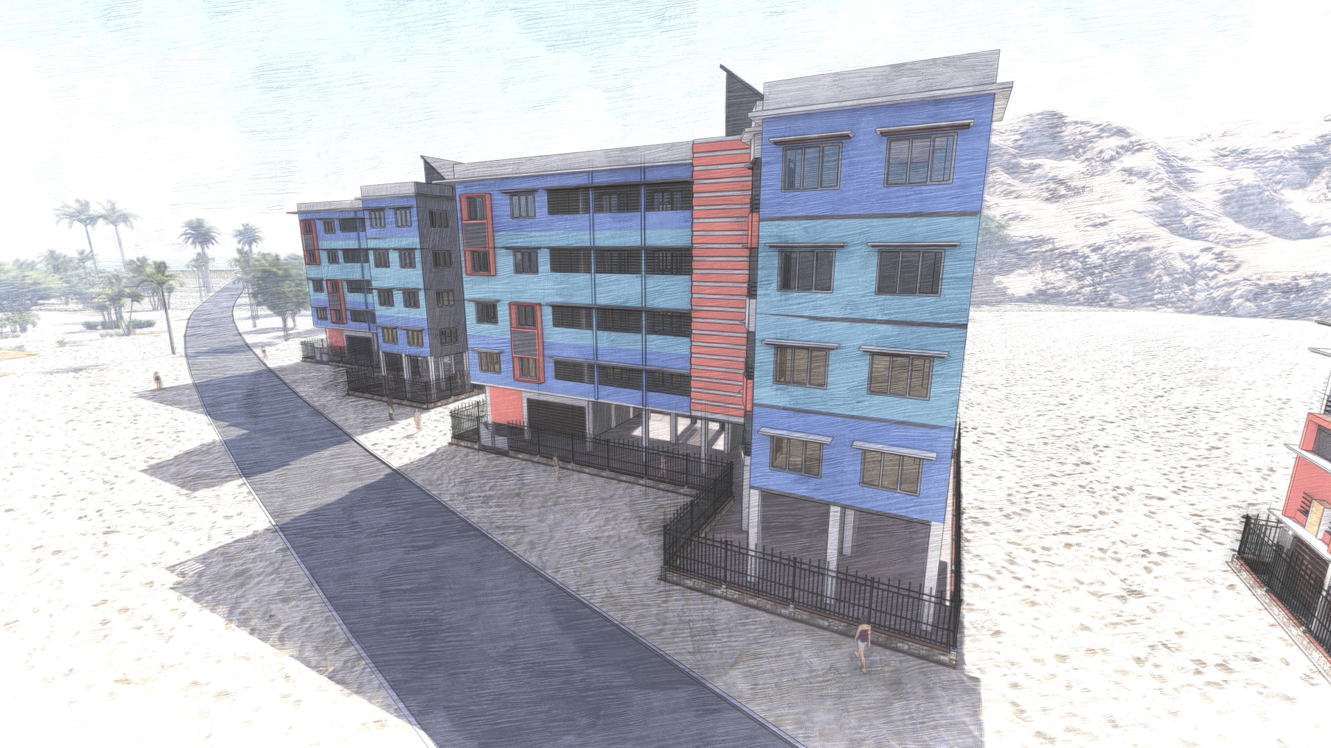 Revit Design Building House-6