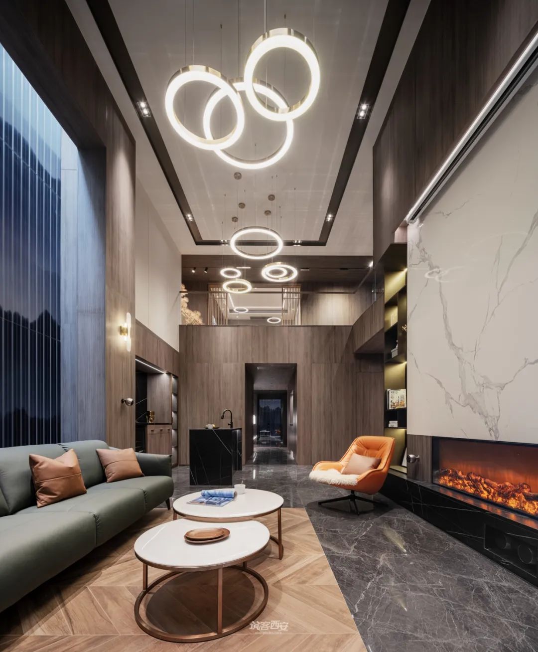 西安龙湖香醍 璟宸 · 现代诗意私宅丨中国西安丨西安集韵空间设计-24