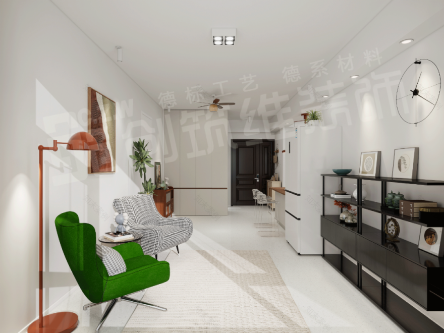 悦榕湾公寓|70㎡两居宜家风格案例|36项出错即砸|透明化-流程化-服务化-维保化-装修更靠谱-19