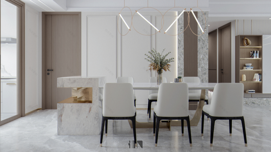 中海黄龙云起住宅设计丨内舍·石言-12