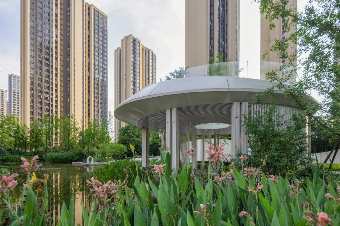 常德汇景中央广场住宅景观丨中国常德丨上禾景观设计-15