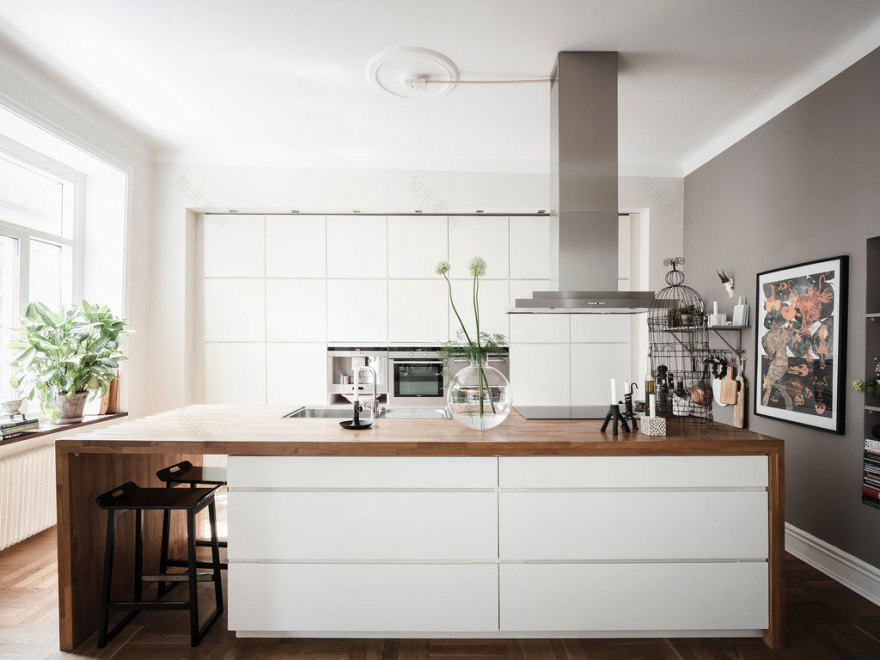 瑞典宽敞明亮的优雅公寓设计-9