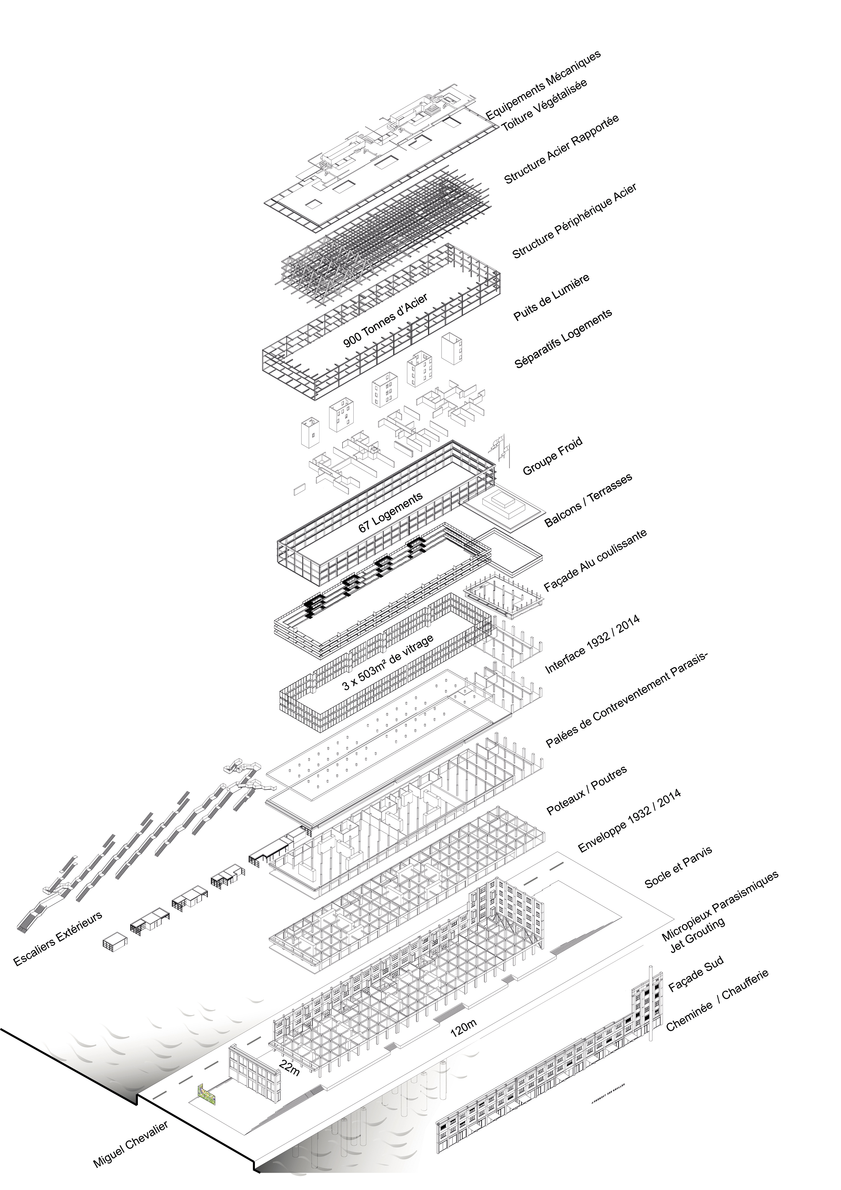 翻新旧厂房的现代奇迹 | Docks Malraux 项目-73