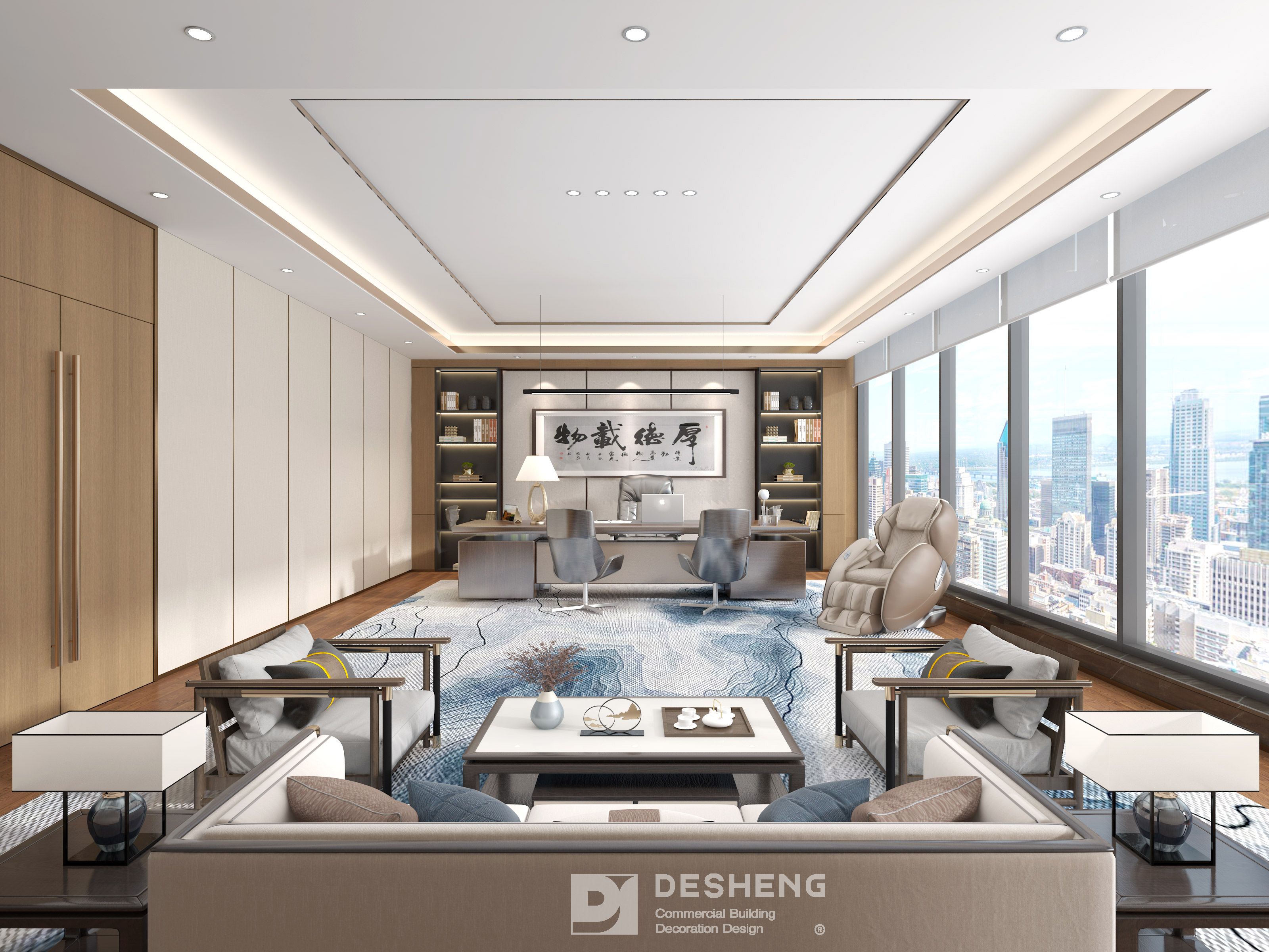 德盛装饰办公室装修案例-中科水务-6