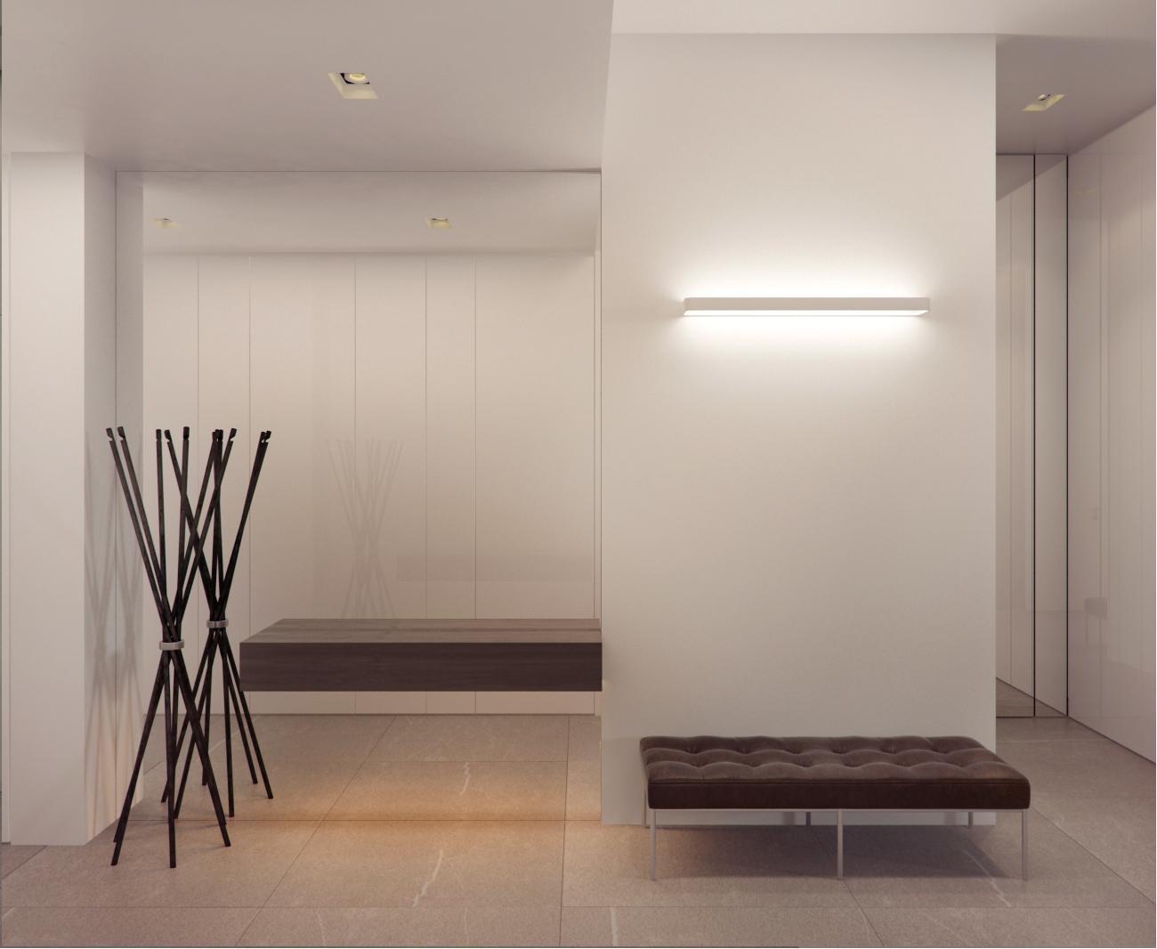 The interior of the apartment 190 m  on Yakimanka Alexandra Fedorova-14