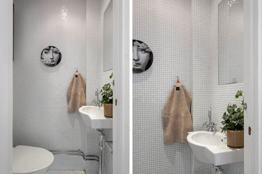 斯德哥尔摩 90 平米全白公寓,极简优雅风设计-27