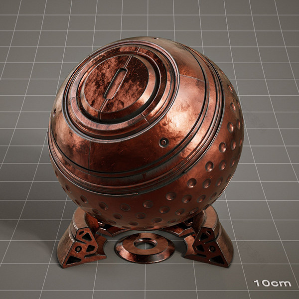 Redshift 材质库 C4D 金属包-28