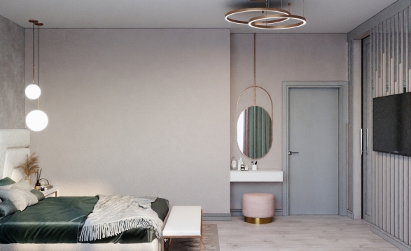 140平米现代风格住宅设计-38