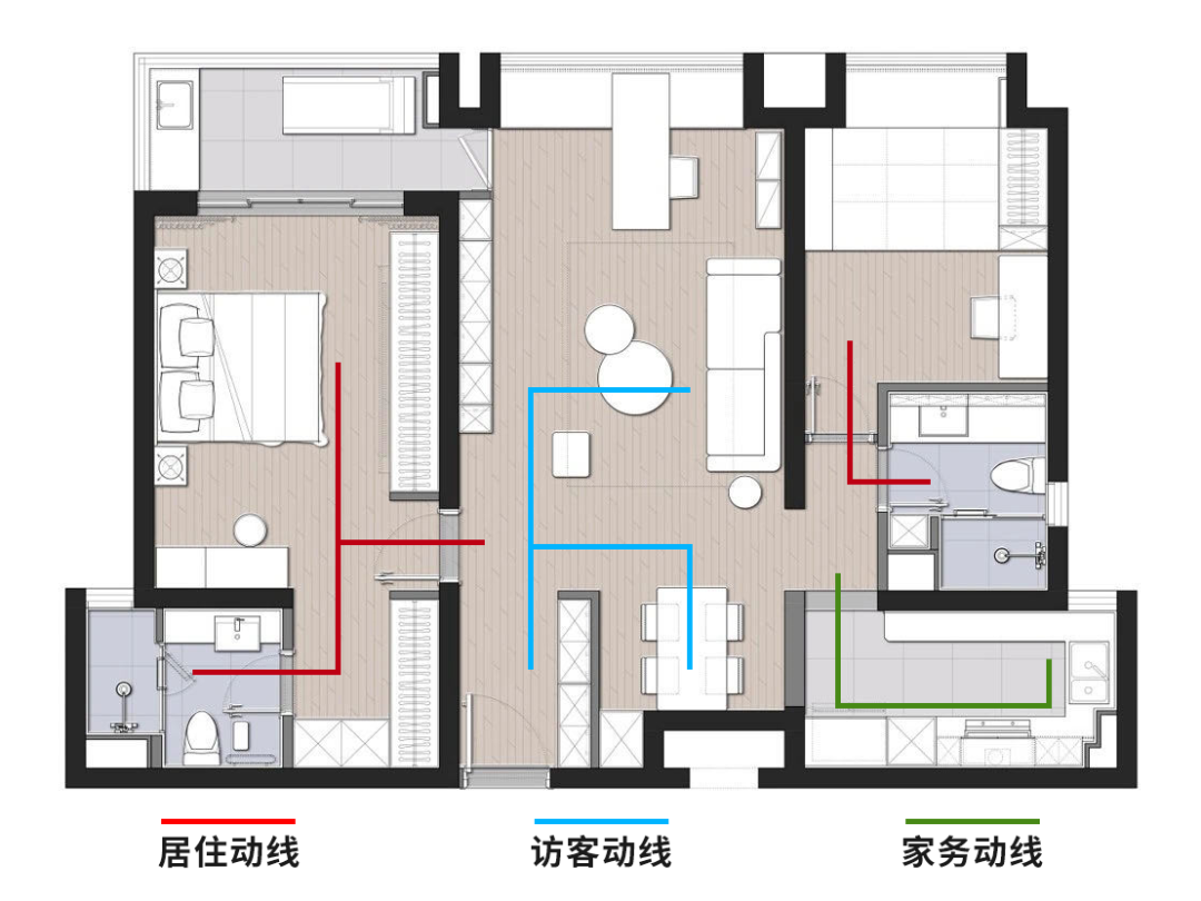 家居动线规划丨山水-14