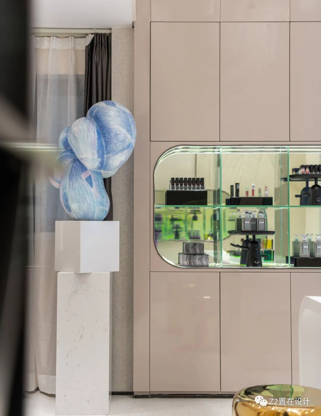 兰州铂悦花园 LOFT | 奶茶色温柔空间,优雅美妆博主生活-27