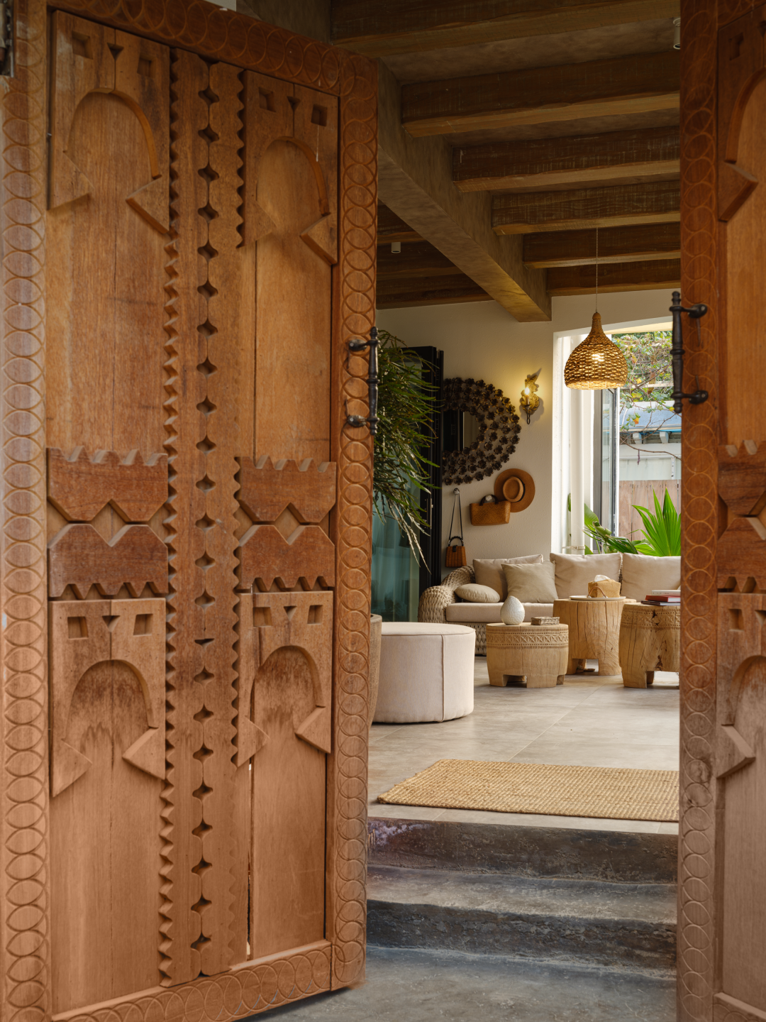 度假风情融入日常的 450㎡大宅设计-17