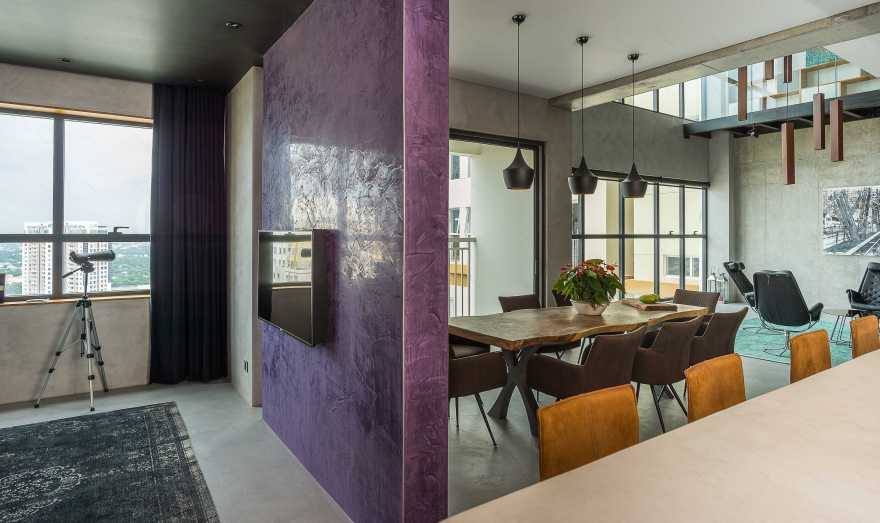 越南胡志明市顶层公寓现代工业设计-9